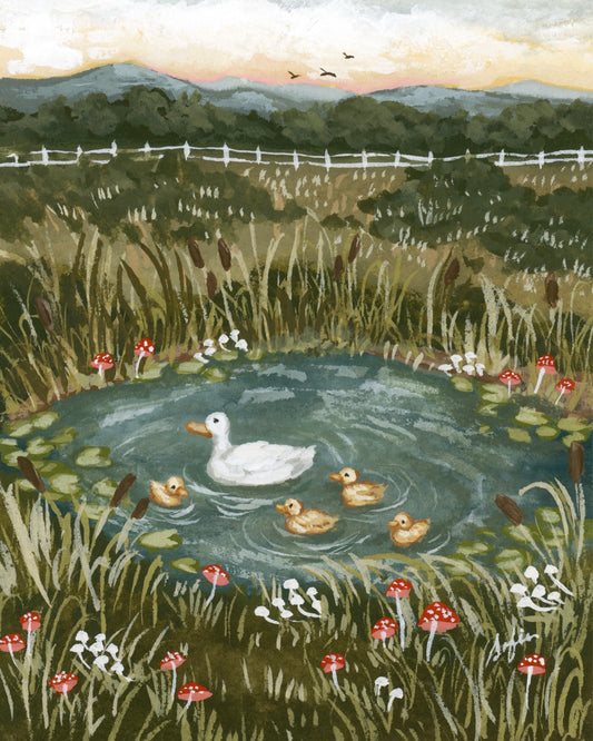 Summertime at the Pond- Fine Art Print