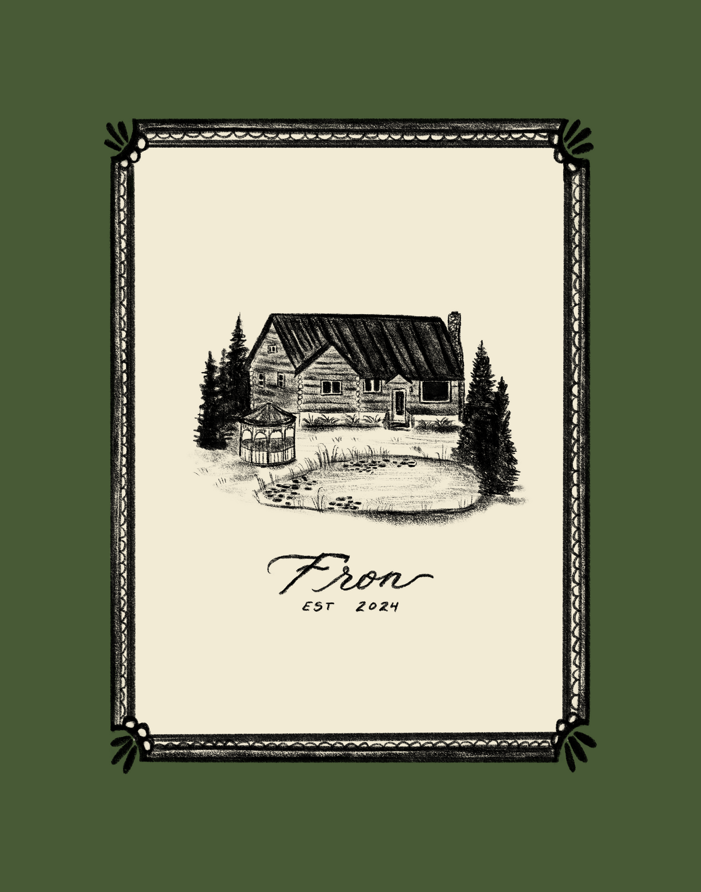 Custom Homestead Sketch