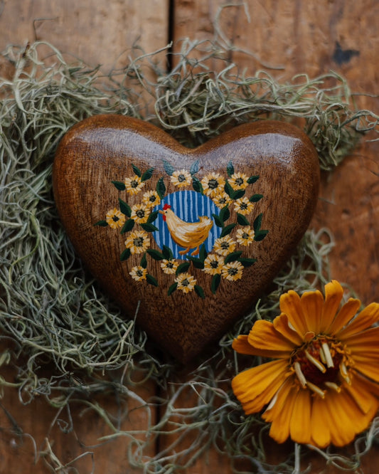 Heirloom Wooden Heart- no. 2