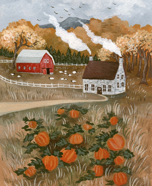 Pumpkin Patch- Fine Art Print