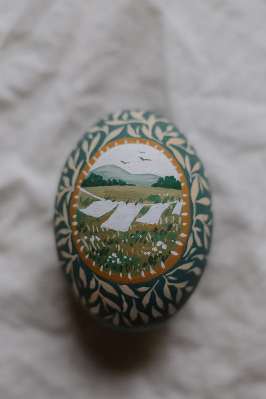 Heirloom Painted Egg- no. 9