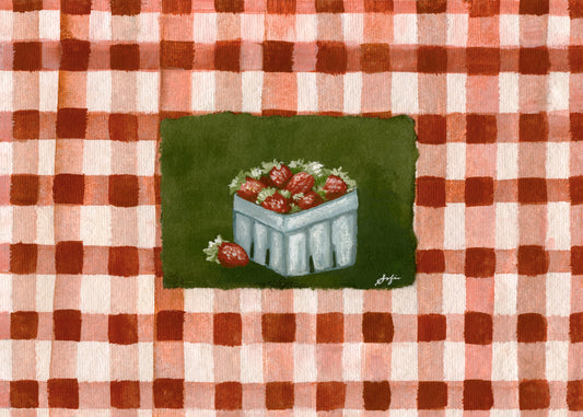 Farm Fresh Strawberries- Fine Art Print