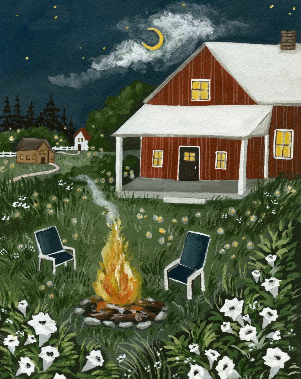 July Fireflies- Fine Art Print