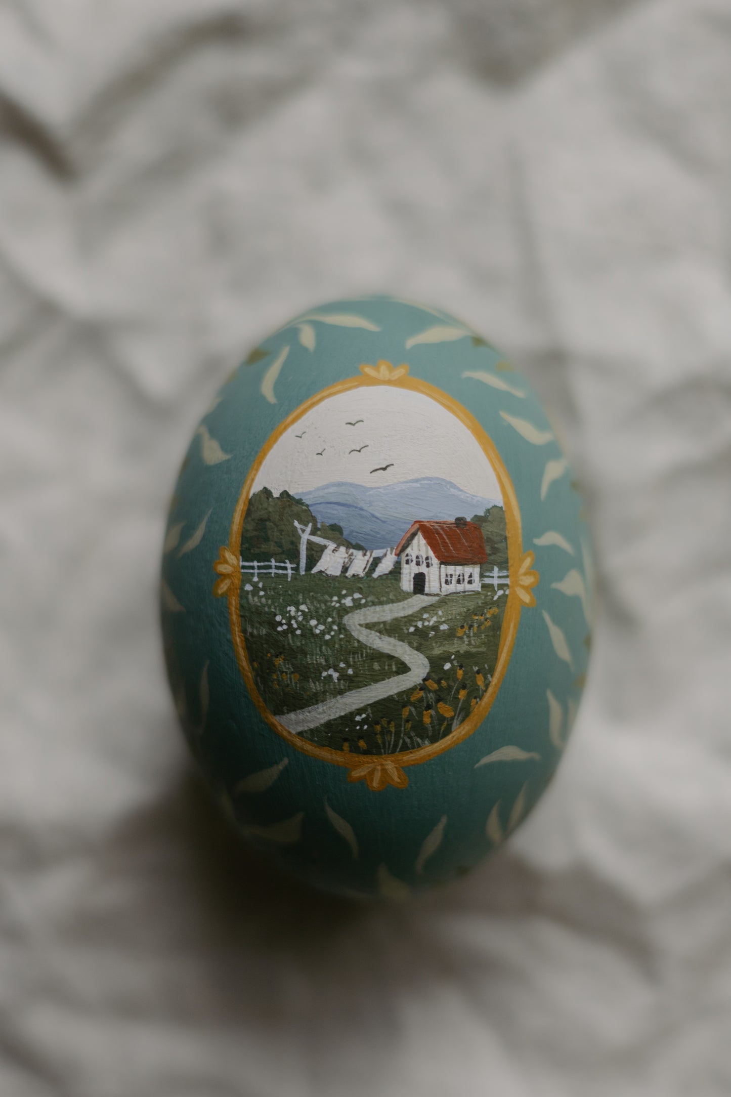 Heirloom Painted Egg- no. 15