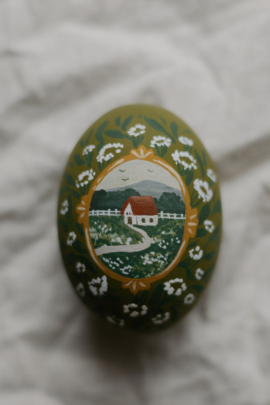 Heirloom Painted Egg- no. 9