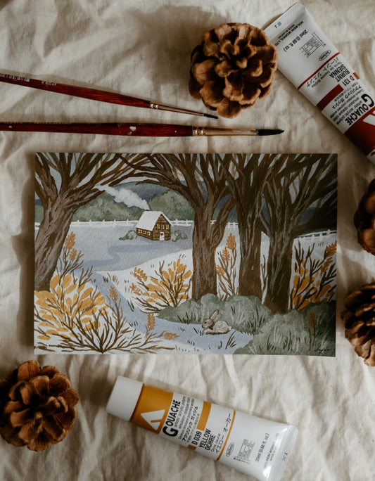 ORIGINAL- Frosty Cabin