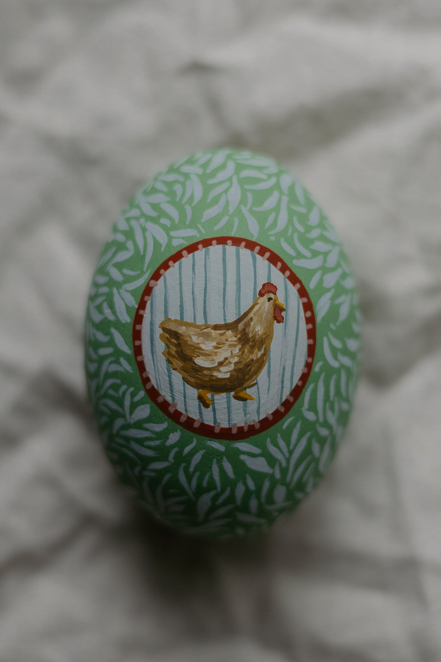 Heirloom Painted Egg- no. 28